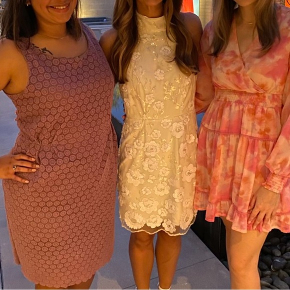 Milly Harriet Flora Sequin Halter Dress - Picture 7 of 8